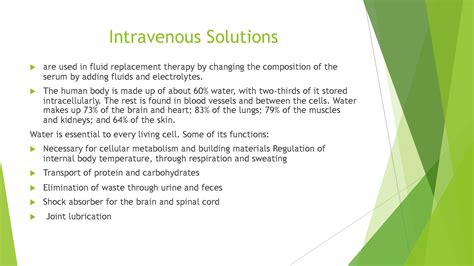 Solution Intravenous Fluid Solutions Studypool