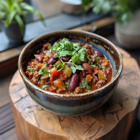 Slow Cooker Chili with Beans » StirThatPot.com