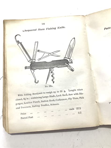 Very Rare 1899 Army & Navy Fishing Tackle Catalogue - Antique and ...