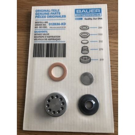 012836 BAUER Clapet aspiration 3eme étage K14 Cegimair