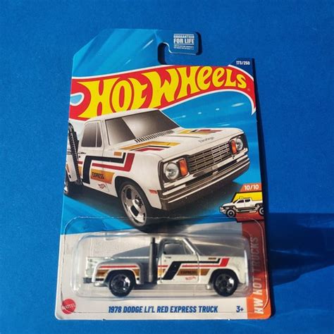 Hot Wheels 2025 173 1978 Dodge Lil Red Express Truck White HW Hot