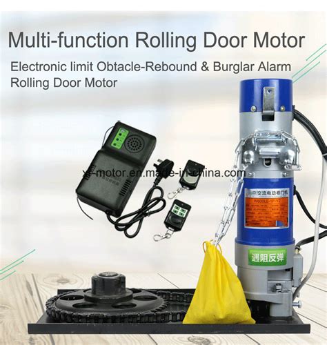 Electronic Limit Ac Kg Rebound Burglar Alarm Rolling Door Motor