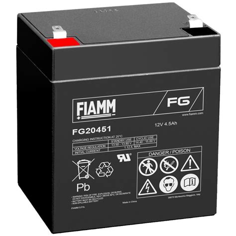 Fiamm Batterie Standard Fg V Ah