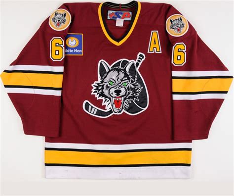 Chicago Wolves 2002-03 Away Jersey