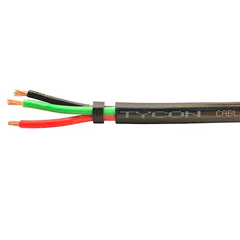 TYCON Black 1 5 Sq Mm X 3 Core Copper Flexible Cable At 5000 Roll In