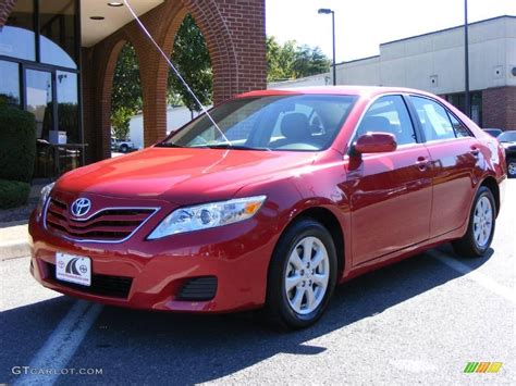 Red Toyota Camry 2010