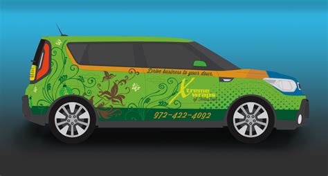 My Kia Soul Car Wrap Design Behance