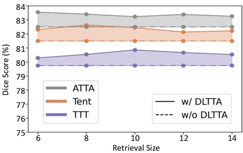 change  dice score  retinal layer segmentation
