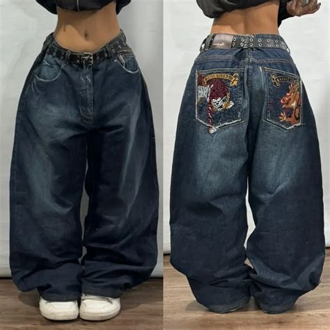 Свободные джинсы в стиле хип-хоп | AliExpress