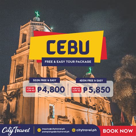 Cebu Free And Easy Tour Package City Travel