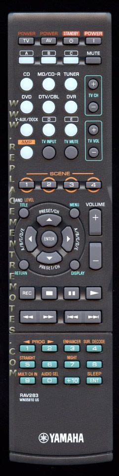 Buy Yamaha Rav Wn Audio Video Receiver Remote Control