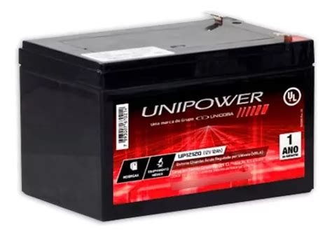 Bater A Sellada Estacionaria Unipower V Ah Up Mercadolibre