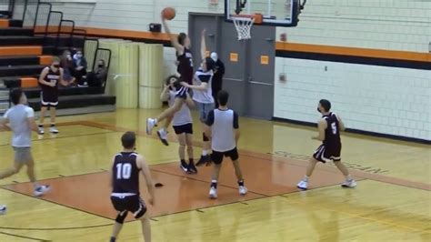 Cooper Flagg Dunks During Maine Preseason Basketball Game Youtube