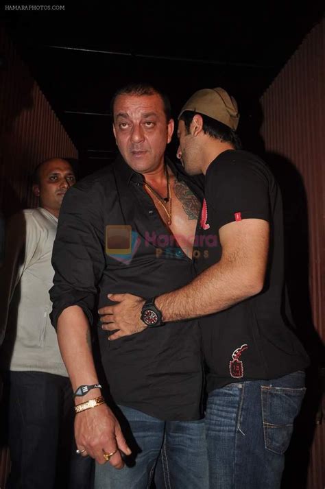 Ranbir Kapoor Sanjay Dutt At Ranbir Kapoors Bday And Rockstar Bash In