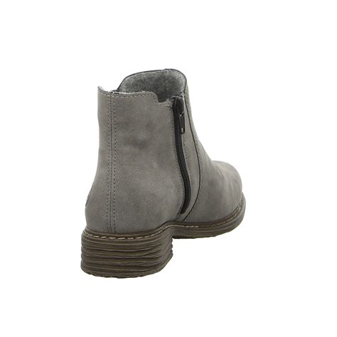 Rieker Damen Stiefelette In Grau Sale Schuhfachmann