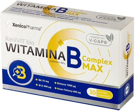 Xenico Xenivit Witamina B Complex Kompleks B Biotyna Kap Kwas