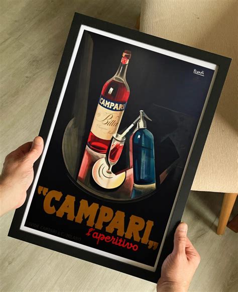 Campari L Aperitivo Italian Poster By Marcello Nizzoli The