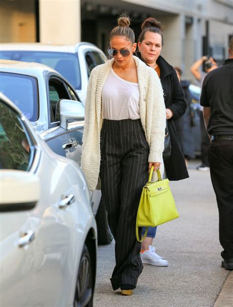 Jennifer Lopez S Yellow Hermes Birkin Bag December Popsugar Latina