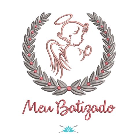 Matriz De Bordado Batizado Bm Shop Bazar E Cia