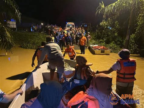 102 Penduduk Baling Dipindahkan Akibat Banjir Kilat