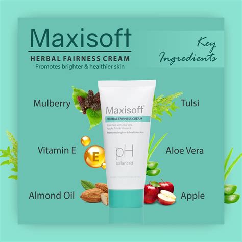 Maxisoft Herbal Fairness Cream Supplier Innovative Pharma