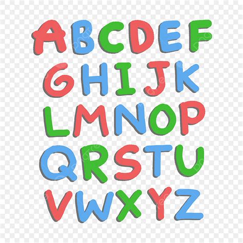 Colored Alphabet Clipart Transparent Png Hd Colorful Alphabet