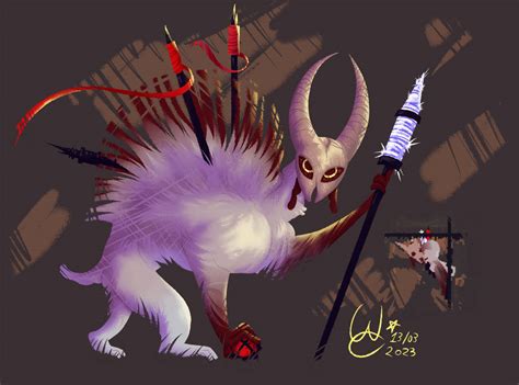 Rainworld Art Month Day 4 Elite Scavenger By Wolfycatty On Deviantart