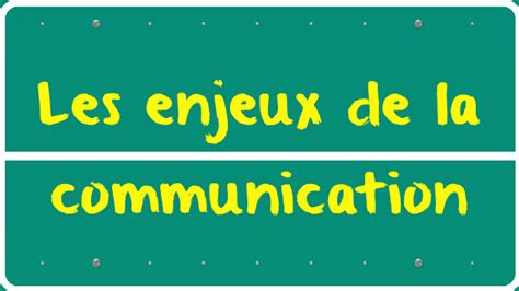 Les Enjeux De La Communication By Simohamed Bekry On Prezi