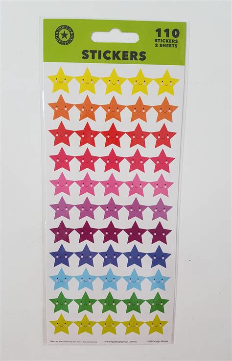 Stickers Smiley Stars | Kidzstuffonline