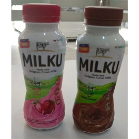 MILKU SUSU UHT RASA STRAWBERRY COKELAT 200ML Shopee Malaysia