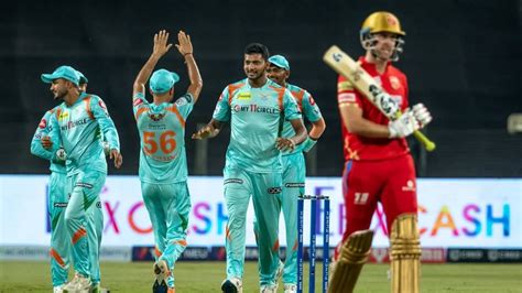 Pbks Vs Lsg Highlights Ipl Bowlers Shine As Lucknow Super Giants