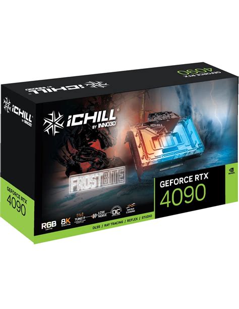 Inno3D GeForce RTX 4090 ICHILL FROSTBITE NVIDIA 24 GB GDDR6X