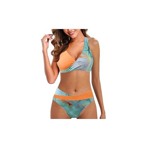 Coolsterster Bikini Spandex Set A Fascia Larga Imbottito Ribbed Bikini