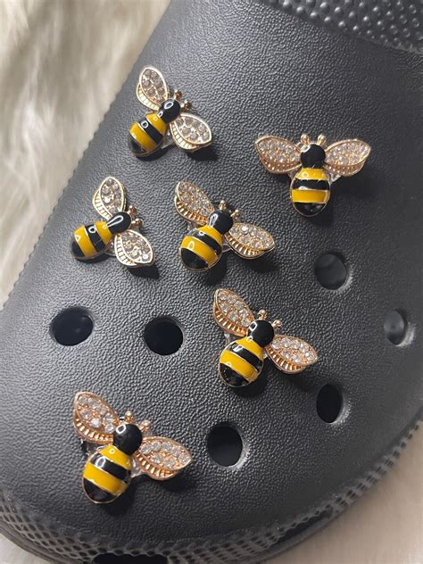 Handmade Bumblebee Bumble Bee Croc Charm Etsy