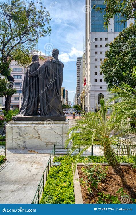 Hemiciclo Statues From Behind Guayaquil Editorial Image