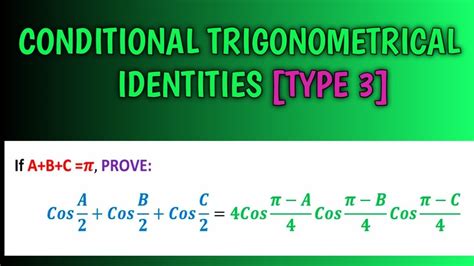 Class See Conditional Trigonometric Identities Type Sps