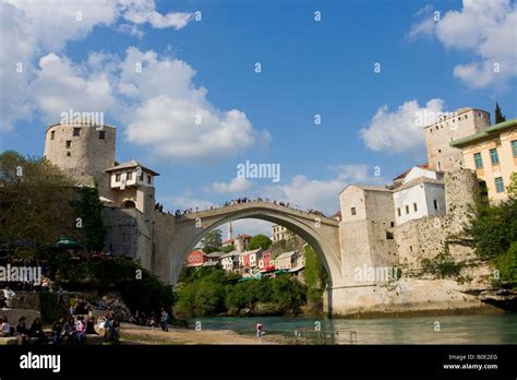 Old Bridge In Mostar Bosnia And Herzegovina Stock Photo Alamy