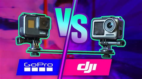 New Dji Osmo Action Vs Gopro Hero 7 Black Comparison Youtube