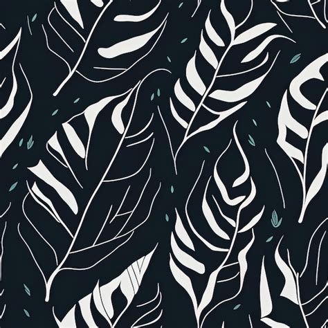 Premium Vector Seamless Tropical Foliage Pattern Vibrant Leafy Design