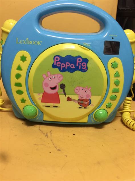 Peppa Pig Cd Player With Mic Toys Hobbies And Toys Music And Media Cds