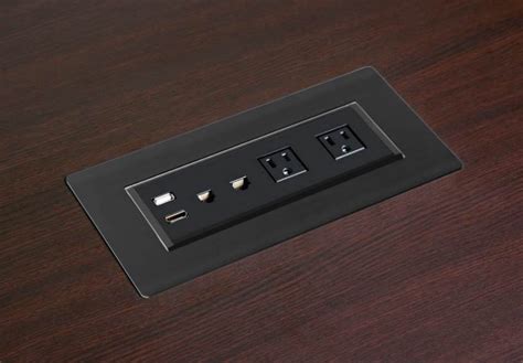 Wood Conference Table With Power Outlets Orders | aseanaroyalspa.com