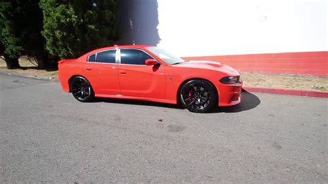 2016 Dodge Charger Srt Hellcat Orange Gh280589 Redmond Seattle Youtube