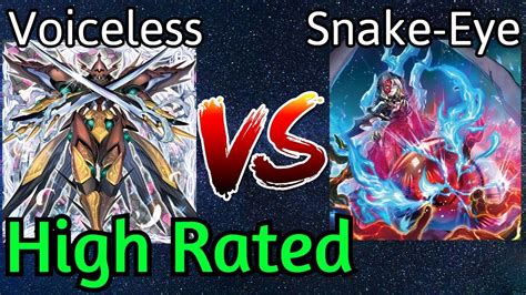 Voiceless Voice Vs Snake Eye Kashtira High Rated Db Yu Gi Oh Youtube