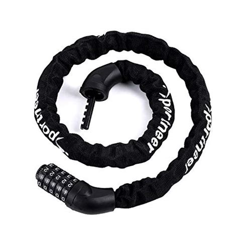 Sportneer Bike Chain Lock Heavy Duty Bicycle Lock With Digit