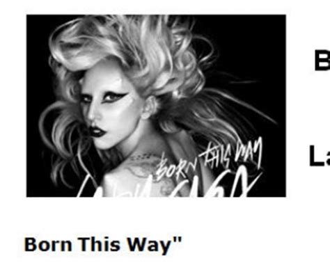Song Worksheet: Born This Way by Lady Gaga