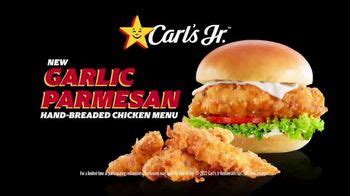 Carl S Jr Garlic Parmesan Hand Breaded Chicken Sandwich TV Spot Big