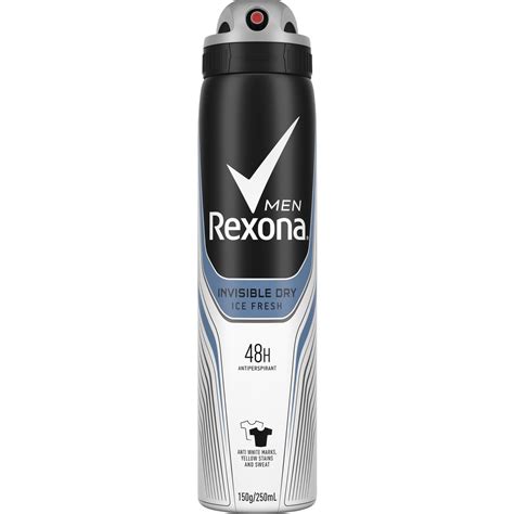 Rexona Men Antiperspirant Aerosol Deodorant Invisible Ice Fresh Ml