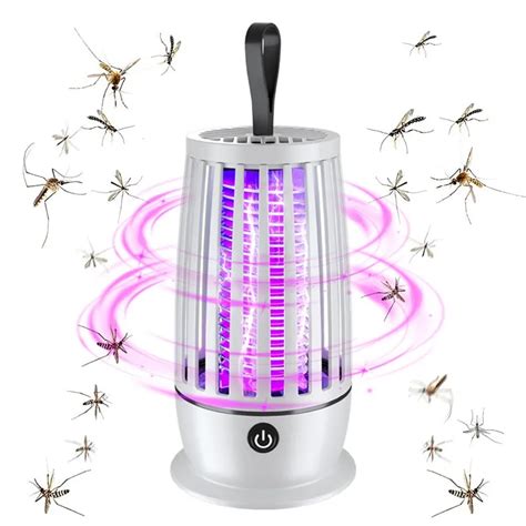 2023 Novo Choque Elétrico Mosquito Assassino Lâmpada USB Fly Trap