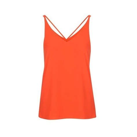 Topshop Tall Double Strap Cami Top Topshop Outfit Cami Tops Red