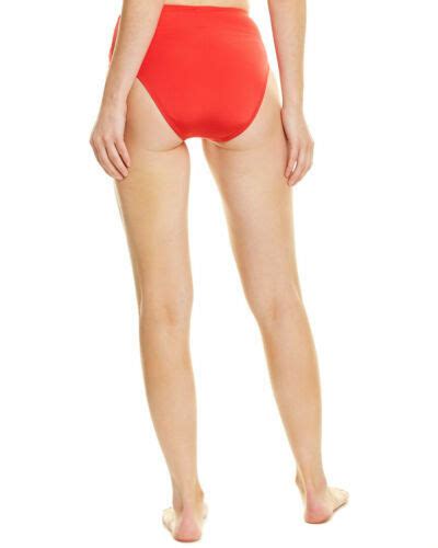 Trina Turk Women S Rouched Front High Waist Hipster Bikini